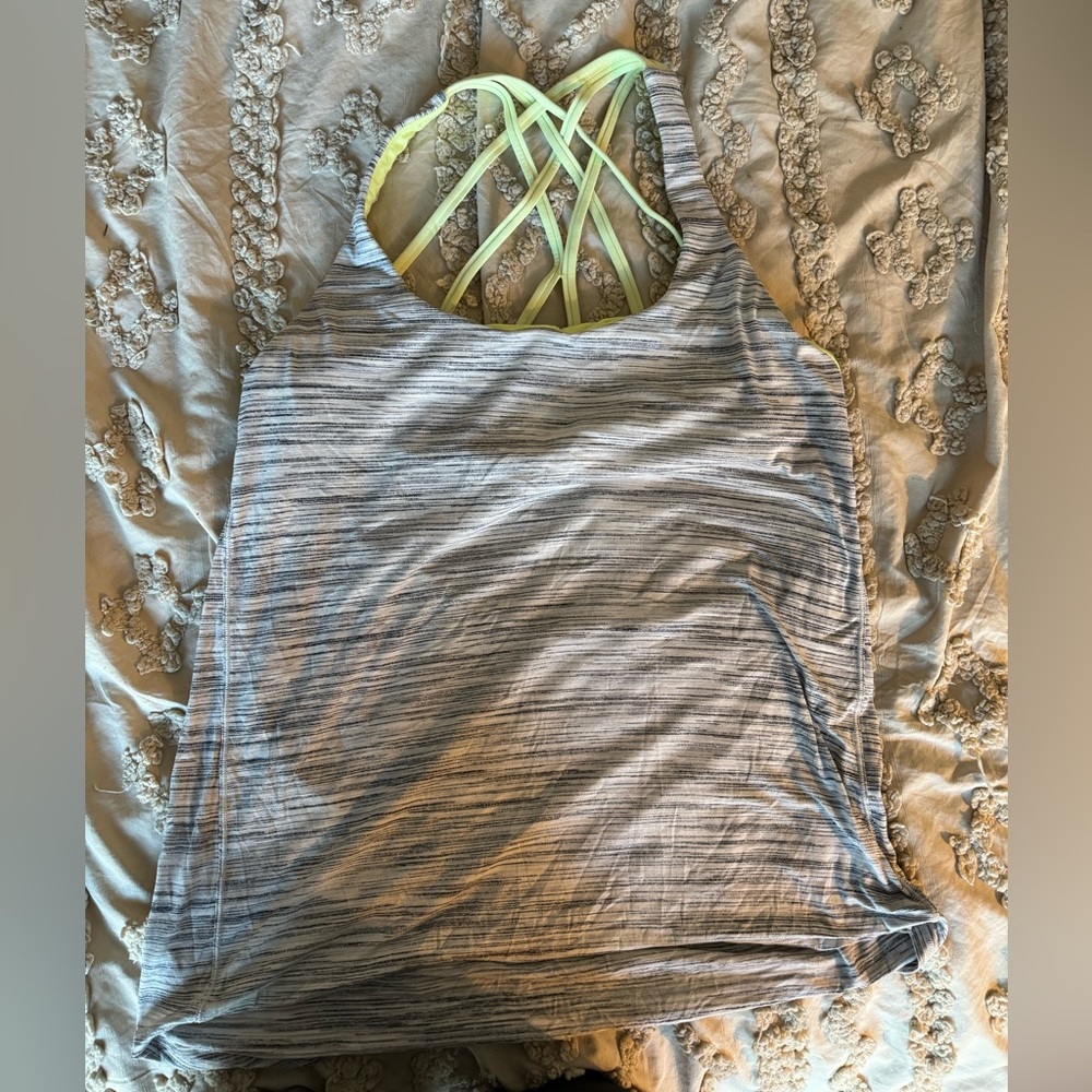 Lululemon Tank with Built in Bra Sz 12